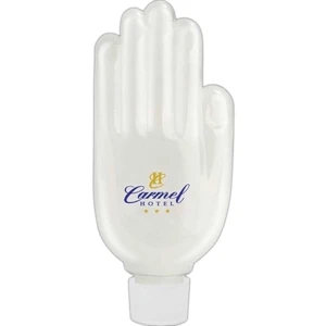 Vanilla Scented Lotion In A Hand Shaped Container With Flip Top Lid Filled, 2.4 Oz