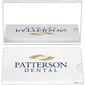 Credit Card Dental Floss With 25 Yards Of Floss And Attached Mirror On Back