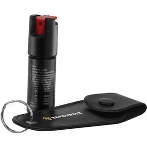Pepper Spray Comes In A Handy Leatherette Sheath With Key Ring Disguised As A Pen