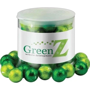 Empty - Round Clear Container With Push-top Lid And Choice Of Any Of Our Tasty Candy Fills
