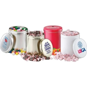Empty - Round Classic Candy Tin Available With A Variety Of Tasty Fills