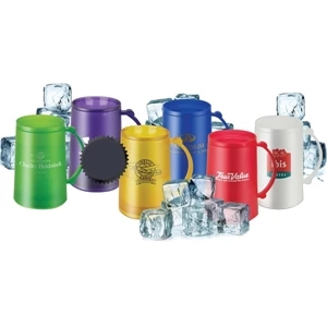 This Shatter Resistant Bpa Free Polypropylene 12 Oz. Ice Mug Has Double Walls