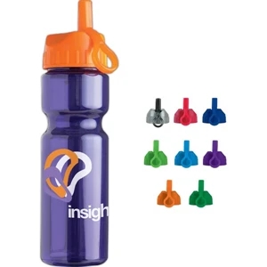 Personal Refillables (tm) - Transparent Sports Bottle, 28 Oz., Heavy Wall Design For Multiple Use