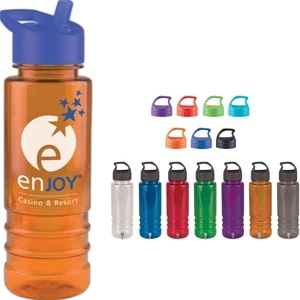 Personal Refillables (tm) - 24 Oz Tritan (tm) Bottle With Flip Straw Lid