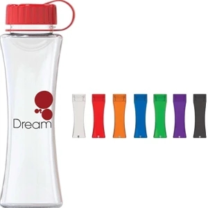 Personal Refillables (tm) - Tethered Lid - Size 9 3/8" H X 2 7/8" Diameter - 17 Oz Tritan (tm) Bottle