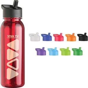 Personal Refillables (tm) - 24 Oz Tritan (tm) Bottle With Flip Straw Lid