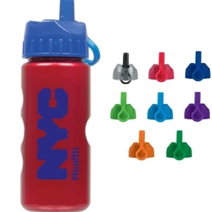 Personal Refillables (tm) - 22 Oz Tritan (tm) Metalike Bottle With A Flip Straw Lid
