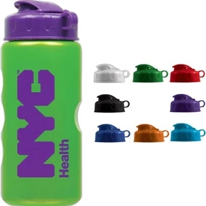 Personal Refillables (tm) - Metallic Looking 22 Oz. Bottle, Bpa Free, With Flip Top Lid