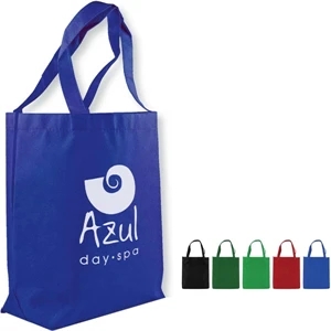 Shop Tote, 13 1/2" H X 14"w When Flat, 13 1/2" H X 10" W X 5" Deep When Open