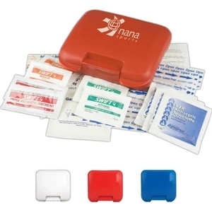 Family Pocket Safety Kit With Bandages, Antacid, Gauze Pads And Much More