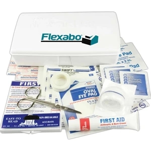 Family Medical Kit, Deluxe, Full Sized First Aid Box, Bandages, Tape, And Much More