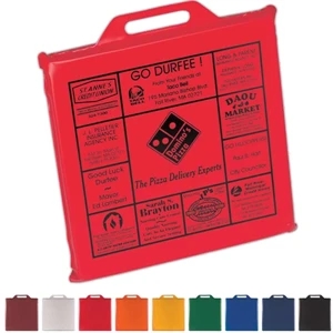 Stadium Cushion Made Of Durable Phthalate-safe 12mil Vinyl, 13" Square By 2" Thick