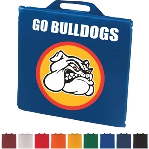 Premium Durable Phthalate-safe 12mil Vinyl Stadium Cushion, 14" Square By 2" Thick
