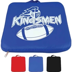 Stadium Cushion Made Of Phthalate-free 210 Denier Polyester Fabric, 1 1/2" Thick