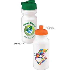 Personal Refillables (tm) - 20 Oz. Bike Bottle With Push Pull Cap With Full Color Digital Imprint