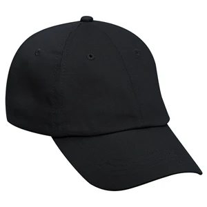 Low Fitting, Six Panel Promo Brushed 100% Cotton Twill Pro Style Cap. Blank