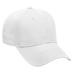 Low Profile, Promo Brushed Bull Denim Pro Style Cap With Low Fitting. Blank