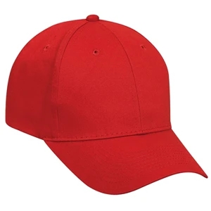Low Profile, Promo Brushed Cotton Twill Pro Style Cap With Low Fitting. Blank