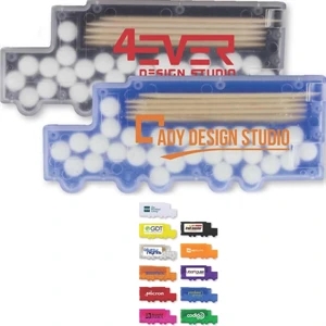 Pick 'n' Mint (tm) - 18-wheeler Truck Shaped Combo Mints And Toothpicks