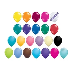 Qualatex (r) - 16" Jewel Or Fashion Color Round Latex Balloon With One-color/one-side Imprint