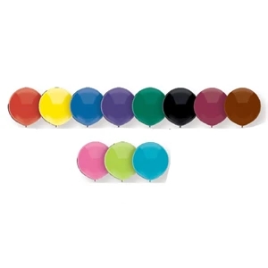 17" Outdoor Display Balloon In Crystal And Fun Colors 1-color/1-side Print