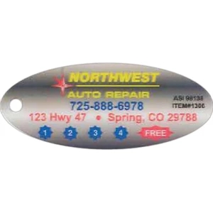 Oval Key Tag