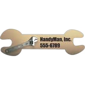 20 Mil Thickness - 1 3/8" X 4 1/8" - Shaped Magnet. Magnets Are White Gloss Magnetic Material