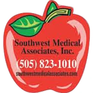 20 Mil Thickness - 2 1/4" X 2 1/4" - Gloss White Magnetic Material Shaped Magnets