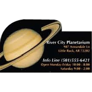 20 Mil Thickness - Shaped Magnet, 2" X 3-1/2", Constructed Of Gloss White Magnetic Material