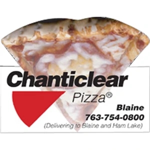30 Mil Thickness - Shaped 2-3/8" X 3" Magnet Constructed Of Gloss White Magnetic Material