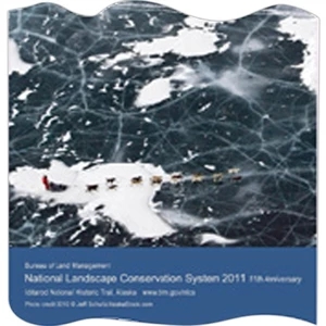 30 Mil Thickness - 3" X 2 7/8" - Shaped Magnet Constructed Of Gloss White Magnetic Material