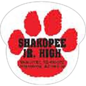 30 Mil Thickness - 3 5/8" X 3 3/4" - Large Shaped Magnet Constructed Of Gloss White Magnetic Material