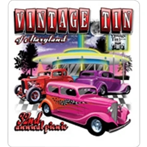 30 Mil Thickness - 3 1/2" X 4" - Large Shaped Magnet Constructed Of Gloss White Magnetic Material