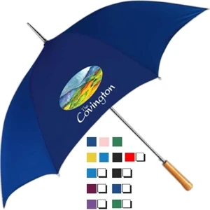 Universal Fashion (tm) - Umbrella With 48" Canopy Arc And Pushbutton Automatic Opening