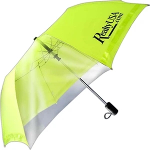 Safety Umbrella (tm) - Umbrella With Extra Large 46" Arc, Safety Yellow Canopy