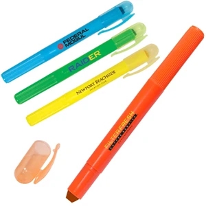 Super Glide - Cap-off Highlighter With Ultra-smooth Applying Wax Element - No Messy Inks
