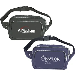 Organize-r - Waist Pack Made From 420 Denier Crinkled Nylon With 3-pocket Design