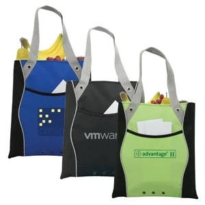Nemo (tm) - Canvas Tote Ade Of 600 Denier Polyester With Non-woven Accent, Size 14"w X 15-1/2h