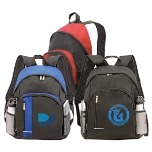 Crossbar - Backpack Boasts Utility And Style With The Unique Combination Of Stripes And Pockets