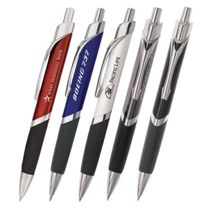 Avant - Retractable Ballpoint Pen With Ergonomic Rubber Grip On Triangular Barrel