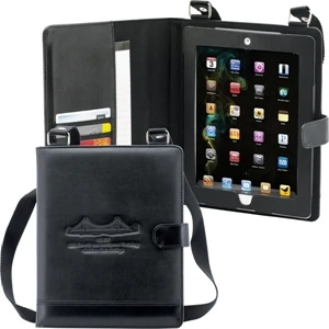 Everette - Tablet Computer Zipper Portfolio Made Of Simulated Leather With Inside Organizer