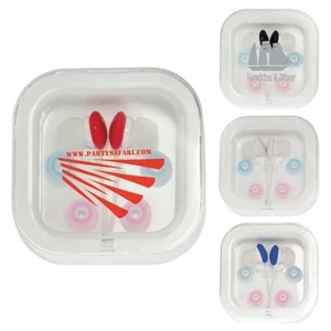 These Colorful Earbuds Come With Extra Silicone Pads To Color Coordinate The Buds