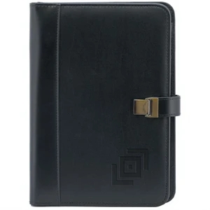 Chime - Simulated Leather Junior Padfolio With Organizer For Cards, And 5" X 8" Writing Pad