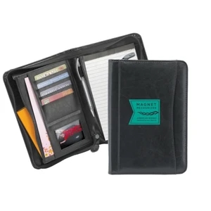 Callahan - Simulated Leather Junior Portfolio With Inside Organizer And 5" X 8" Writing Pad