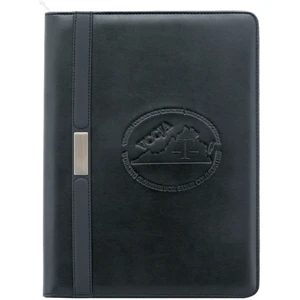 Astraea - Professional Simulated Leather Ring Portfolio With Writing Pad