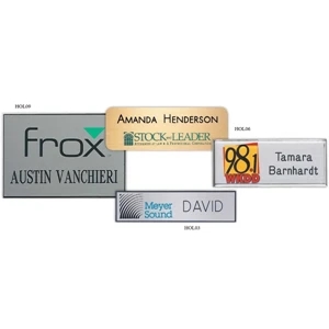 Hollywood Name Badge (Custom Sizes)