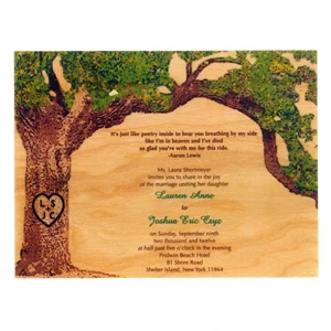 4.5" x 6" - Wood Veneer Postcards - 1 Sided