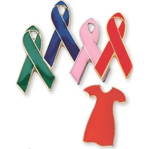Red Aids/HIV Awareness Ribbon Pin