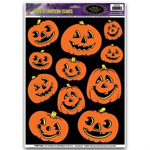 Jack-O-Lantern Clings