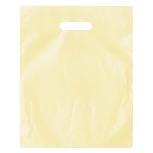 High density embossed die cut bag